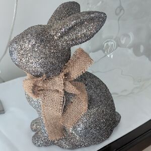 Metallic Coated Ceramic Bunny